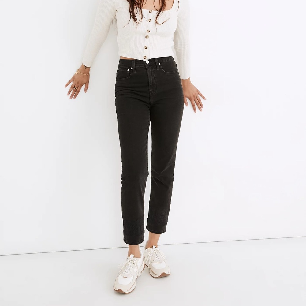 Madewell Classic Straight Jean in Black